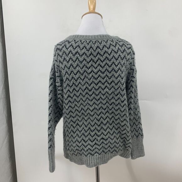 JOIE Nico Chevron Sweater Womens XS Extra Small Wool Blend Pullover Long Sleeve - Picture 6 of 13
